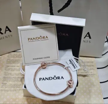 PANDORA 로즈 골드 팔찌
