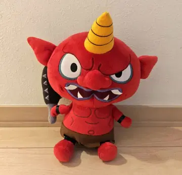 요로즈마트 한정판 DX 폭신봉제인형냥 L 빨간 도깨비 요괴워치