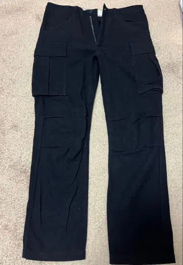 FOB FACTORY 블랙 울 팬츠 M 사이즈