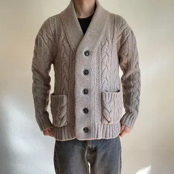 UMIT BENAN 케이블 니트 가디건
