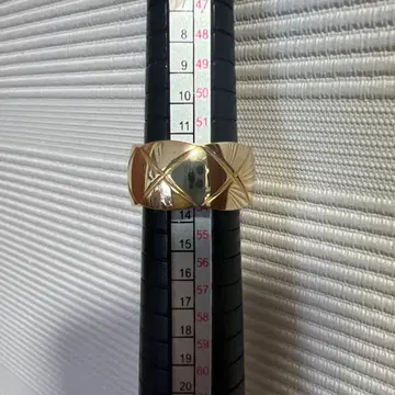 골드 크로스 패턴 반지 13호