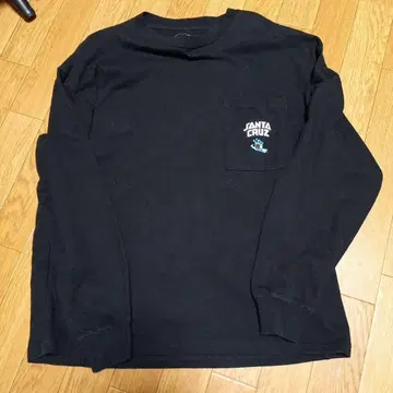 산타크루즈 블랙 긴팔 티셔츠 M