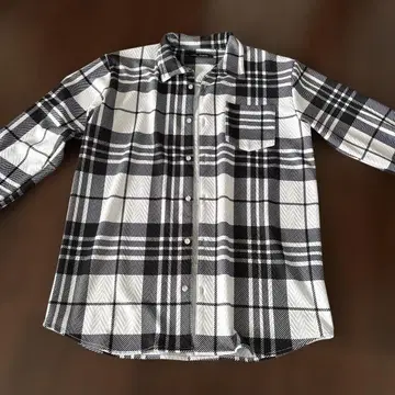 체크 무늬 긴팔 셔츠 L 사이즈