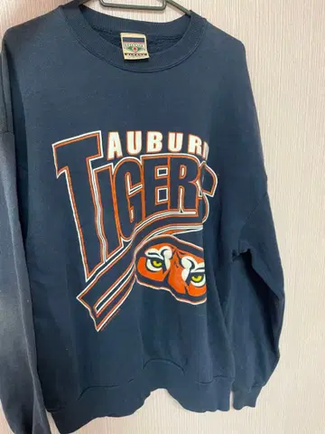 AUBURN TIGERS 맨투맨 XLARGE RED OAK 90년대