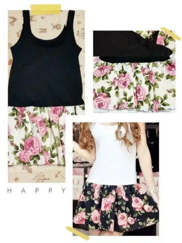 GOLDS infinity 꽃무늬 플라워 플레어 원피스