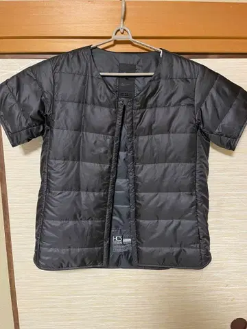 DESCENTE 올테라인 미즈사와 다운 반팔 블랙 이너 다운