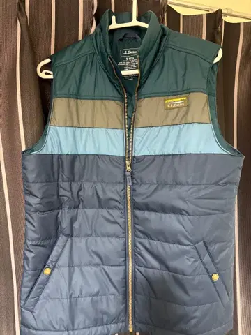 L.L.Bean 퀼팅 프리마 로프트 아노락 베스트 S REG 네이비