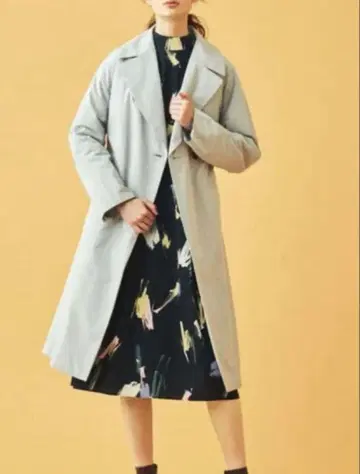 미사용급 TOMORROWLAND 폴리에스테르 코튼 벨티드 다운 코트