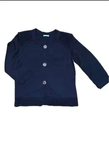 [ Matilde ] 노카라 가디건 긴팔 네이비 ML 사이즈 이탈리아제