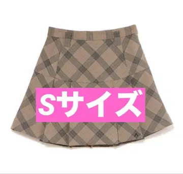 andmary Coco 체크 미니 플리츠 스커트 S