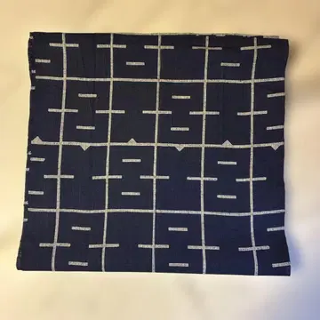 에도 소방 의장 축제 옷감 축제 용품 네이비 문자 이어 원단 조각 오비