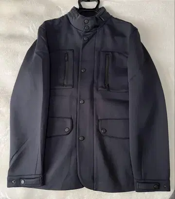 ZARA MAN 네이비 밀리터리 자켓 스탠드 카라