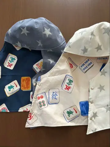 칠색 두건 용접 두건 신춘 가격 2장 세트 리버서블 60cm