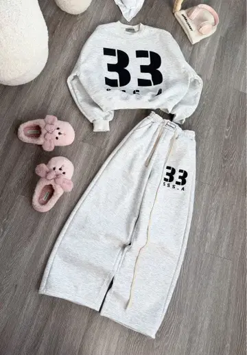 캐주얼 셋업 33 프린트 그레이