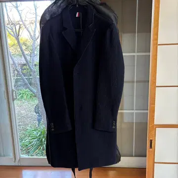 타미힐피거 자켓 밤색 온오프 착용