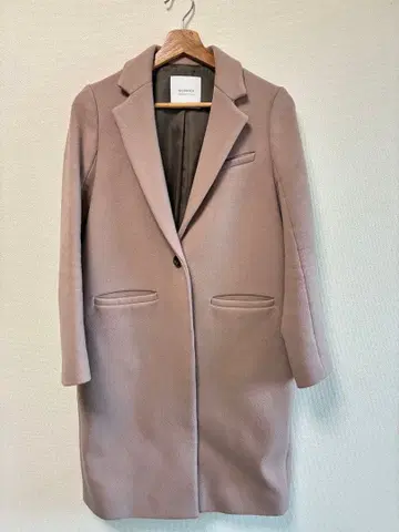 STUDIOUS 핑크 체스터 코트