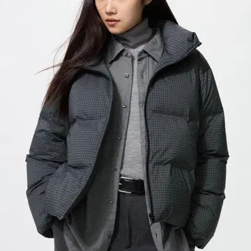 UNIQLO 심리스 다운 숏 자켓