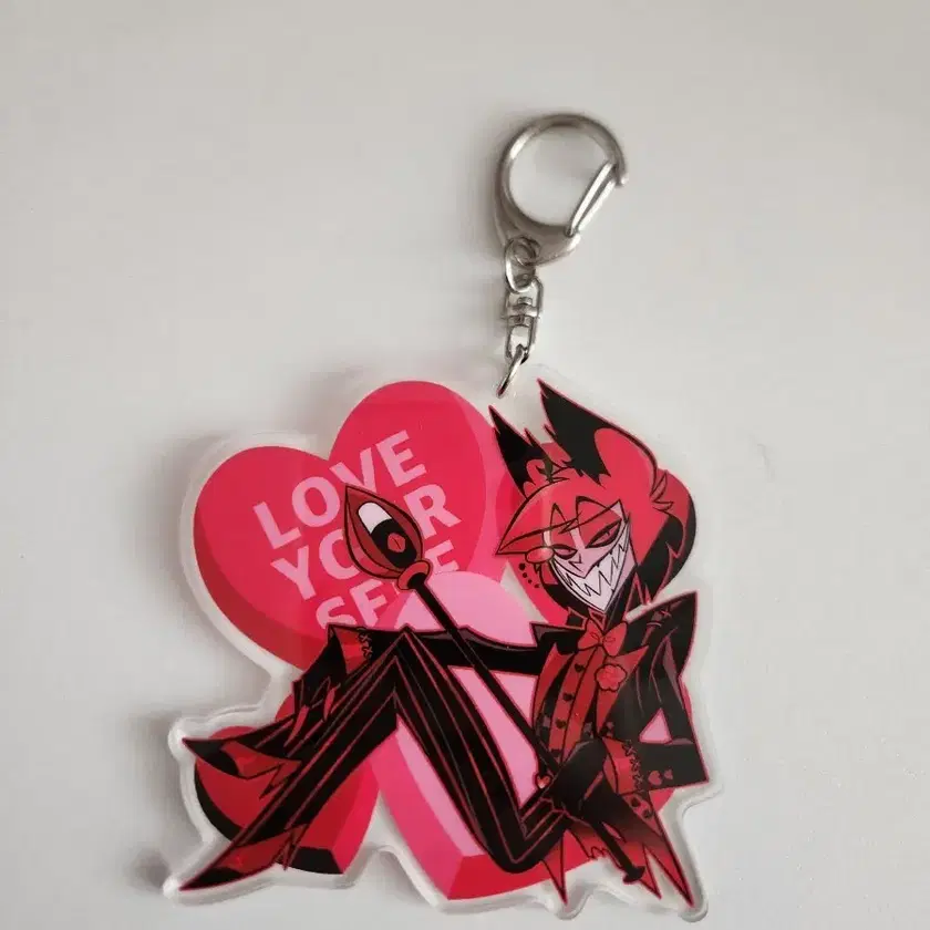 Hazbin Hotel Alastor Valentine acrylic keychain | Bunjang Global