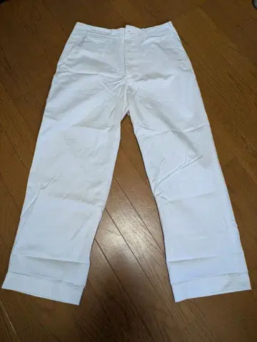 SHIPS 화이트 치노 팬츠 M-41 모델