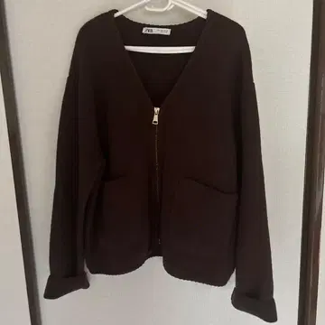 ZARA 브라운 아우터 M