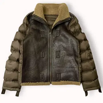 Ten c 텐시 시어링 라이너 브라운/카키 46 의류 포함