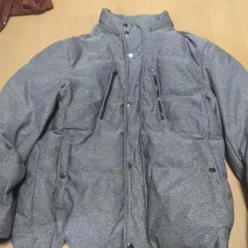 그레이 다운 자켓