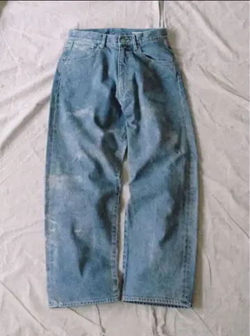 [ LIDNM ] SUNBURN FADED DENIM S