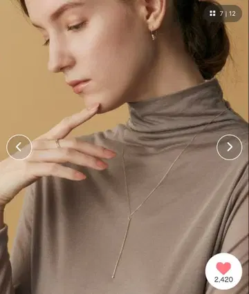 agete k10 체인 목걸이