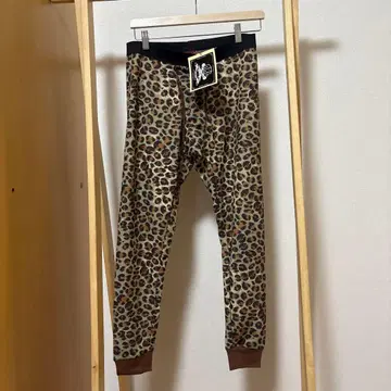 레오파드 무늬 레깅스 남성용