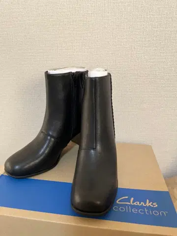 새상품 클락스 clarks 앵클부츠 샷 부츠 블랙 가죽 UK3.5