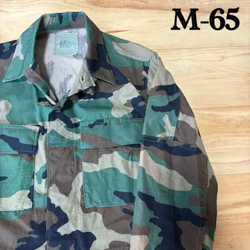 밀리터리 미군 M-65 카모플라주 필드 자켓 블루종 카모플라쥬 XS