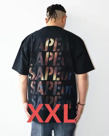 SAPEur 블랙 T셔츠 XXL