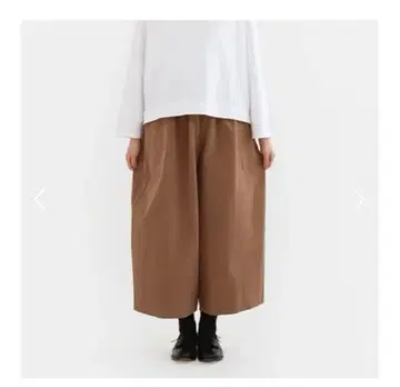 Atelier d'antan 페리에르 와이드 팬츠 단탄 새상품급