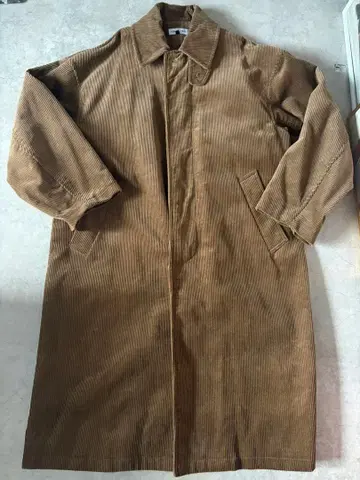 프릭스스토어 코듀로이 롱 코트
