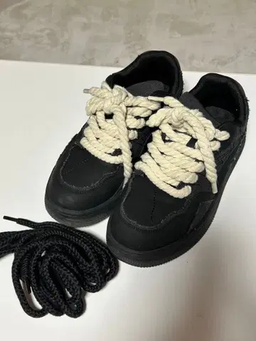 정품 geek 로프 스니커즈 통굽 24cm