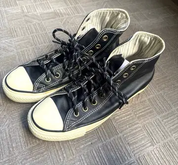 CONVERSE ALL STAR 하이컷 가죽 스니커즈 26.5
