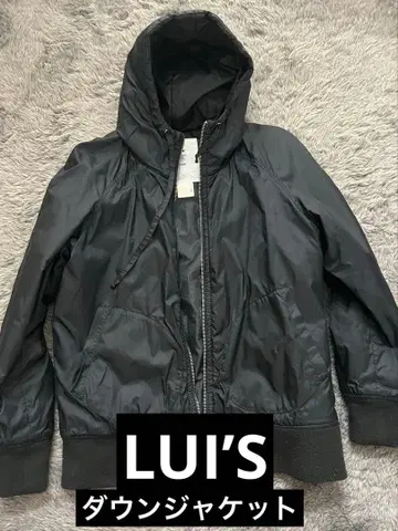 LUI'S 블랙 다운 자켓 L 사이즈