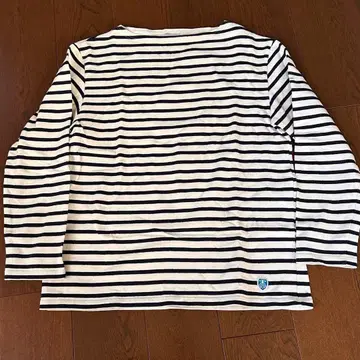 프랑스제 ORCIVAL 오르치발 보더 티셔츠 에크루 x 네이비