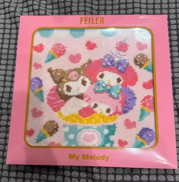 [ 미개봉 새상품 ] 산리오 마이멜로디 마이멜로 쿠로미 페이러 손수건