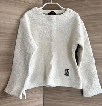 CABaN 울 코튼 더블 페이스 크루넥 풀오버