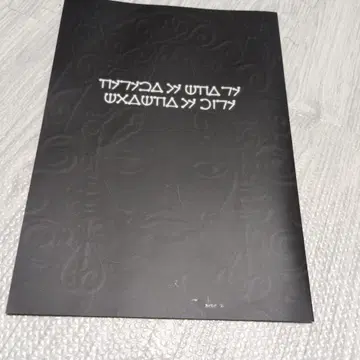 니어 망국의 흰색 재생의 검은색 팜플렛