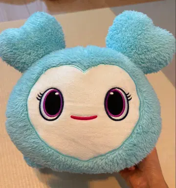 택 포함 미사용 새상품 TWICE 스카이블루 하트형 봉제 인형