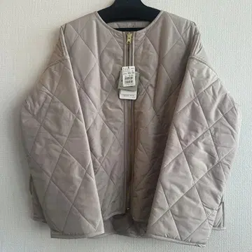 정가 26,000엔 퀼팅 자켓 베이지 사이즈 38