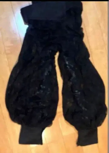 hyde 착용 ifsixwasnine 레이스 벌룬 팬츠 라르크