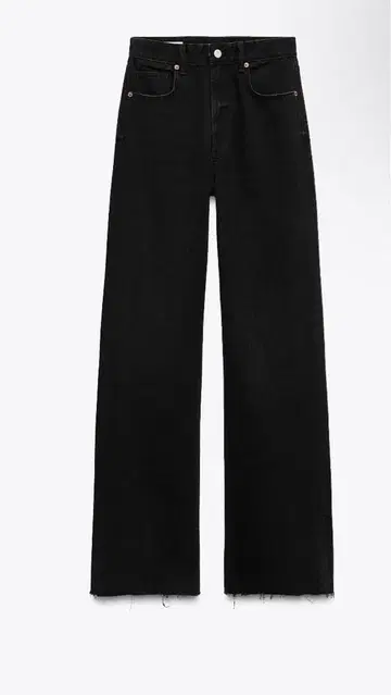 ZARA 데님 팬츠 미사용 새상품 하이웨스트