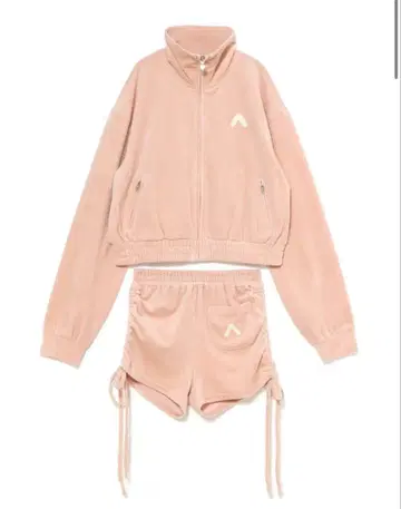 andmary Katie track jersey set up pink