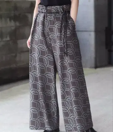 ETHOSENS RopePattern Wide Trousers 20ss