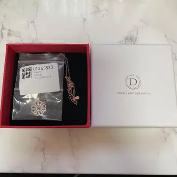 클로버 하트 2WAY 모티브 목걸이