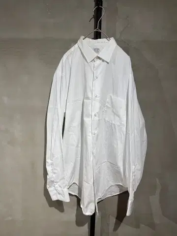 60s 70s 빈티지 애로우 브로드 화이트 셔츠 드레스