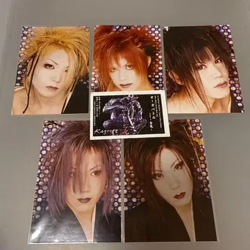 Kagrra, 사진 5장 세트 + 라이브 티켓 반권